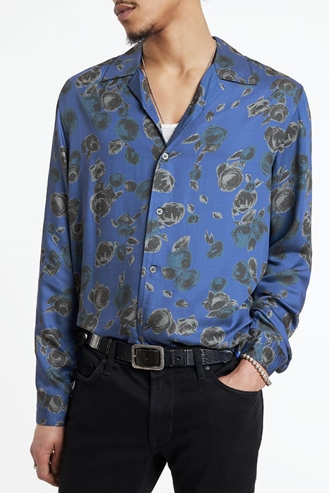 CHARLIE CAMP COLLAR ROYAL BLUE 1