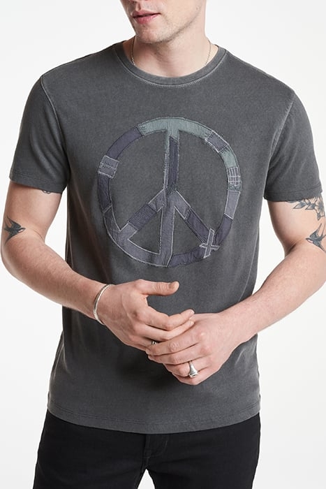 SS CREW TEE - RECONSTRUCTED PEACE COAL 1