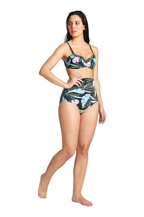 W CECILIA TWO PIECES BLACK MULTI-BLACK 3