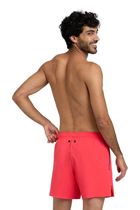 MEN'S ARENA EVO BEACH SHORT SOLID FLUO RED 2