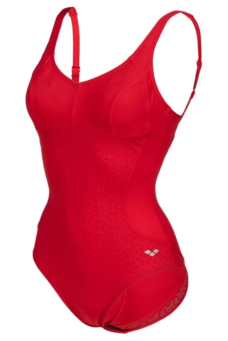 WOMEN'S BODYLIFT SWIMSUIT MANUELA U BACK RED 6