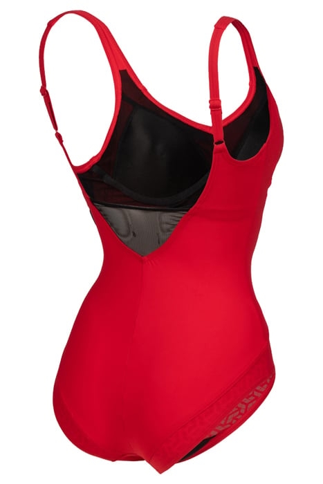 WOMEN'S BODYLIFT SWIMSUIT MANUELA U BACK RED 7
