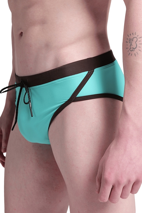 MEN'S ARENA CLASSIC SWIM BRIEF WATER-SEPIA 4