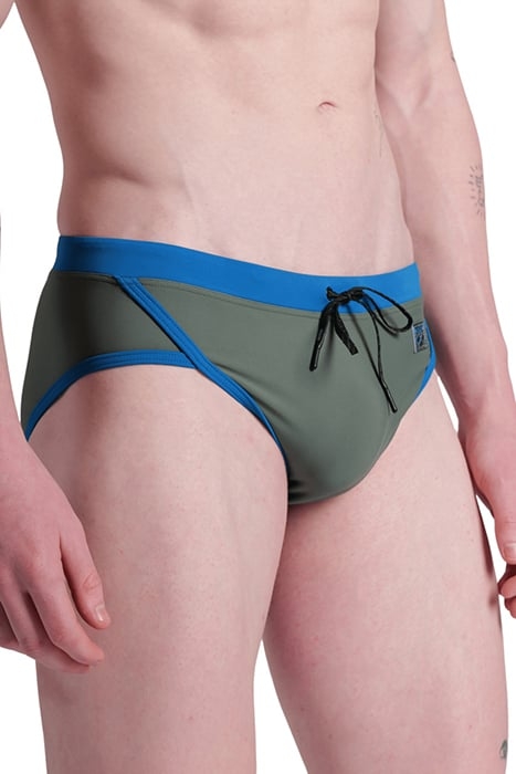 MEN'S ARENA CLASSIC SWIM BRIEF SAGE-BLUE COSMO 4