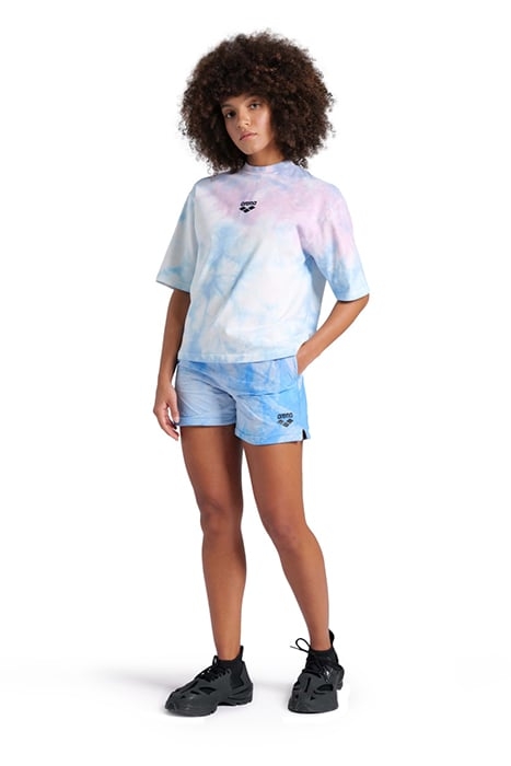 WOMEN'S SHIRT MPH CYAN MULTI TIE&DYE 3