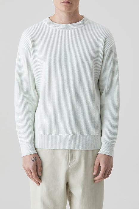 KNITTED JUMPER MARBLE WHITE 1