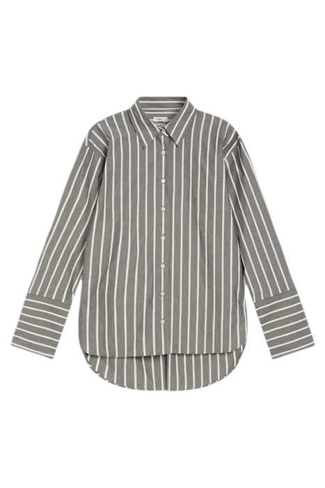 SHIRT HIGH CUFF WASHED BLACK 4