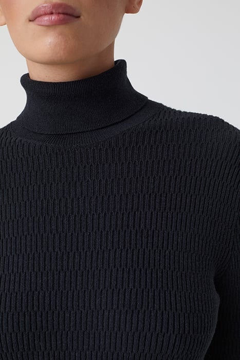 TURTLE NECK LONG SLEEVE BLACK 5