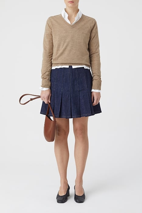 V NECK LONG SLEEVES BROWN SUGAR 3