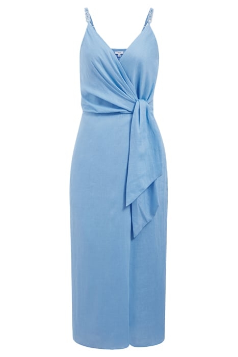 ESME-LINEN DRESS AQUA 2