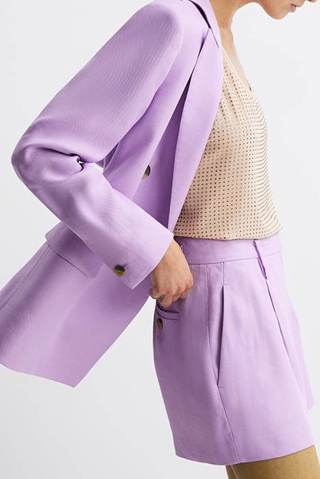 HOLLIE-PLEAT SHORTS LILAC 6