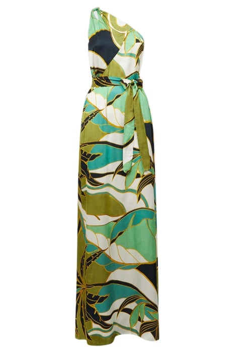 TINA-JUNGLE MAXI DRESS GREEN 3