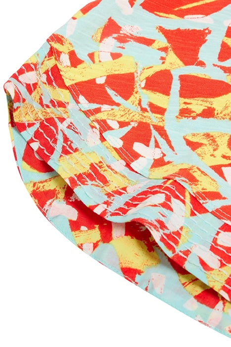 WEAVER JERSEY TOP ORANGE PRINTED 4