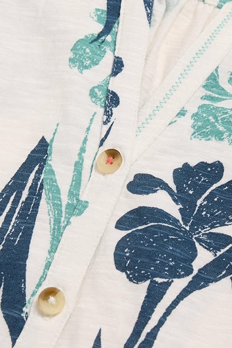 TULIP JERSEY SLEEVELE SHIRT WHITE PRINTED 4