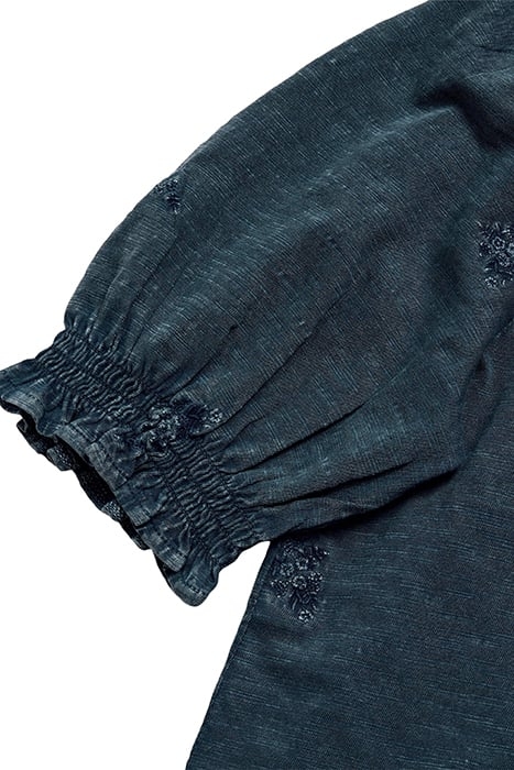 PENELOPE EMBROIDERED SHIRT INDIGO BLUE 4