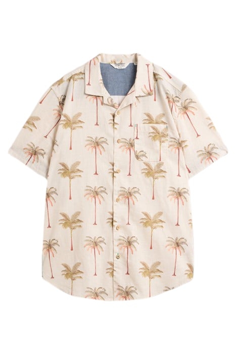 PALM TREE PRINTED SHIRT NATURAL PRINTED 1
