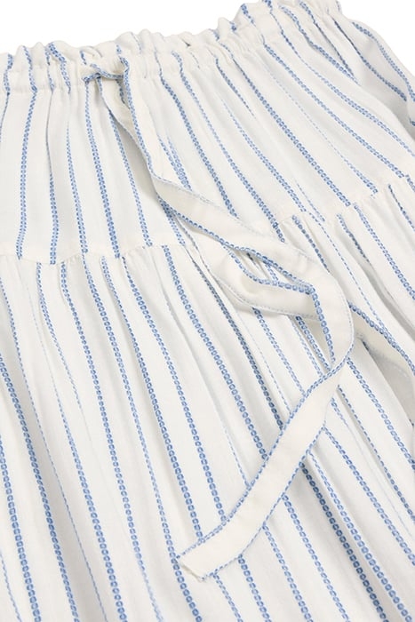 SEEMA ECO VERO STRIPE SKIRT IVORY 3