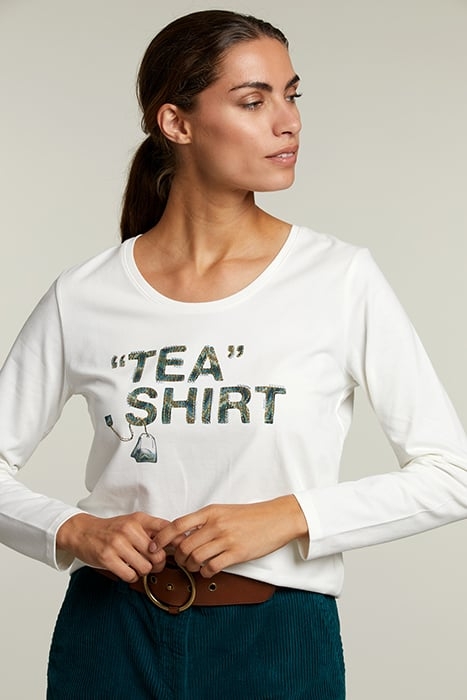 ECRU CREW NECK T-SHIRT 3