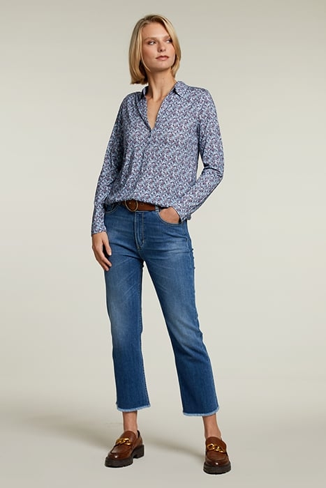 BLUE/PURPLE V-NECK T-SHIRT 3