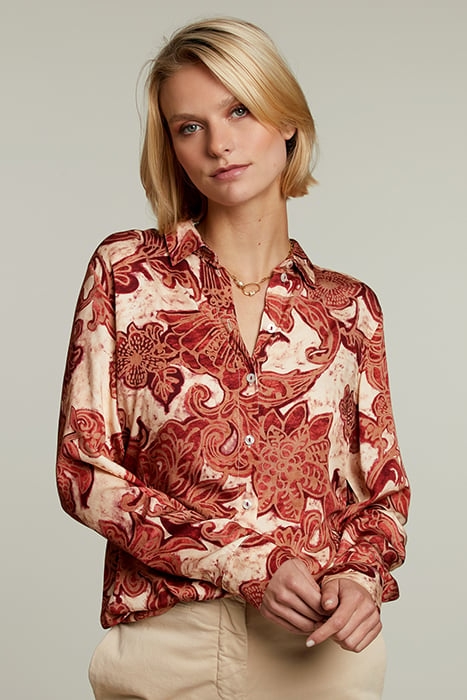 RED BEIGE BLOUSE 1