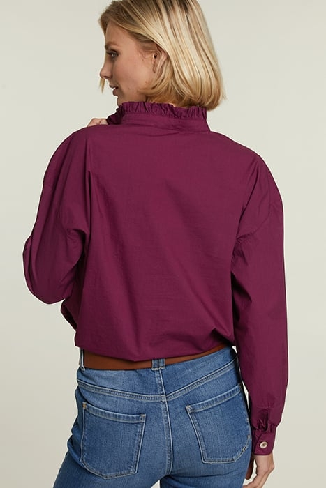 PURPLE RUFFLE BLOUSE 2