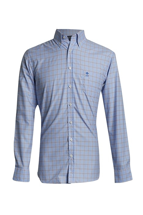 CUSTOM FIT CHECKED SHIRT WITH POCKET MULTI 3