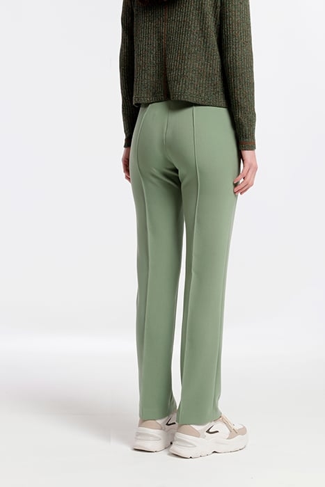 PLAIN WAVE LOOPS ZUPRA TROUSERS GREEN 2