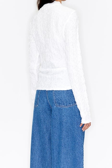 WHITE RUCHED T-SHIRT 2