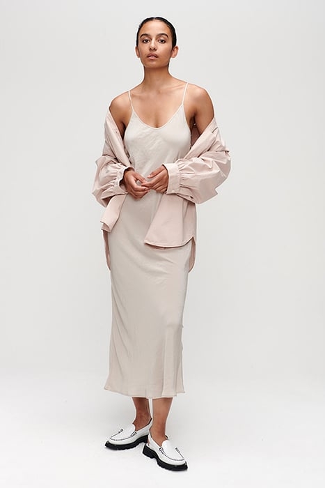 ROME SLIPDRESS CHALK 1