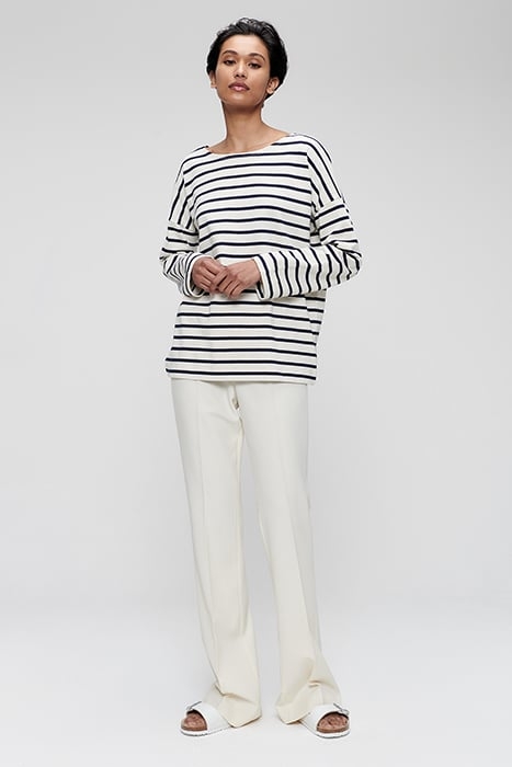 LONG BASIC FLARE PANTS CREAM 4