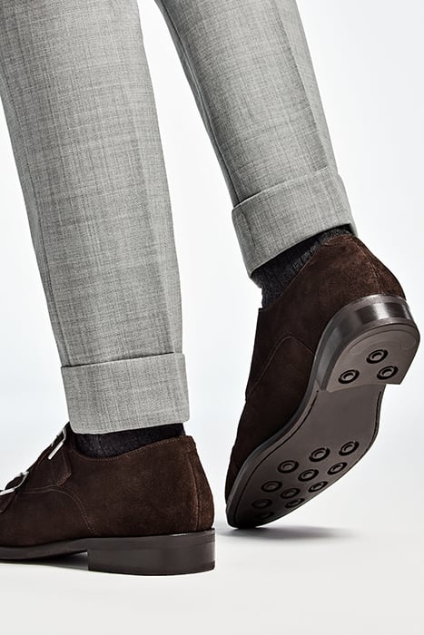 DARK BROWN DOUBLE MONK STRAP 4