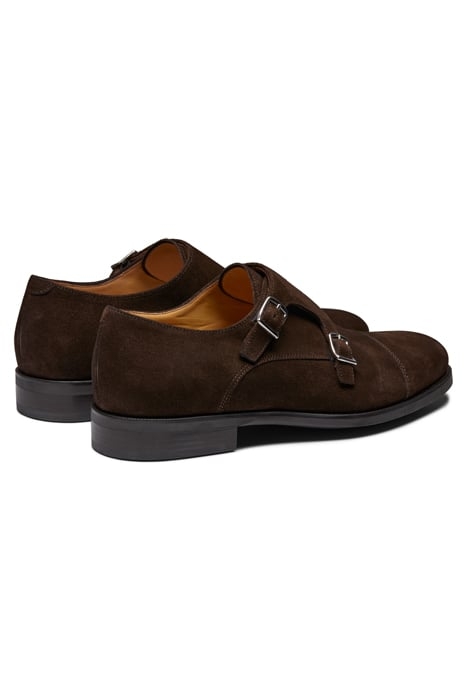 DARK BROWN DOUBLE MONK STRAP 7