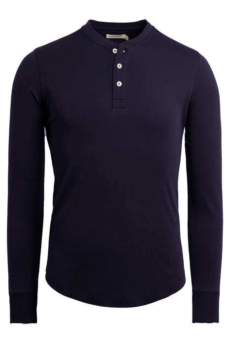 NAVY HENLEY T-SHIRT 3