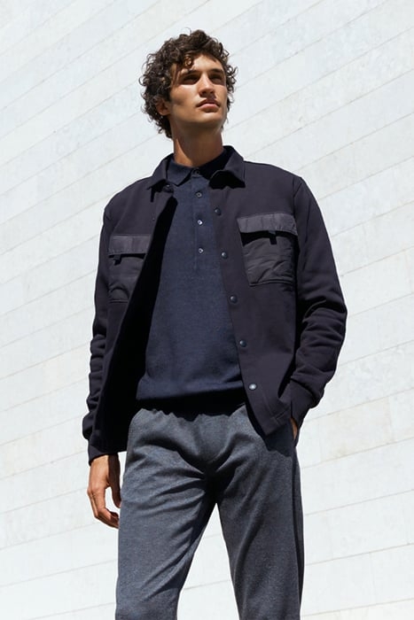 PATTON | SWEAT SHIRT JACKET MATT BLACK 3