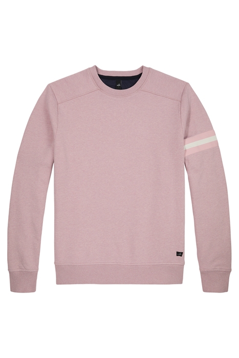 MOORE-BAND | CREW NECK SWEATER SILVER PINK 1