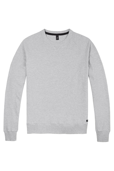 ROWE | PIQUÉ SWEATER LIGHT GREY MELANGE 2