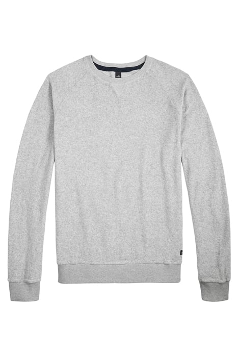 WARREN | TOWELING CREWNECK SWEATER LIGHT GREY MELANGE 1