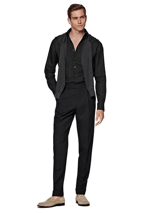 DARK GREY SLIM FIT SHIRT 3