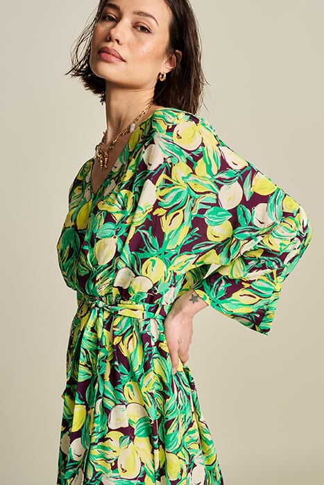 DRESS - LEMON TREE CRINKLE MULTI COLOUR 5