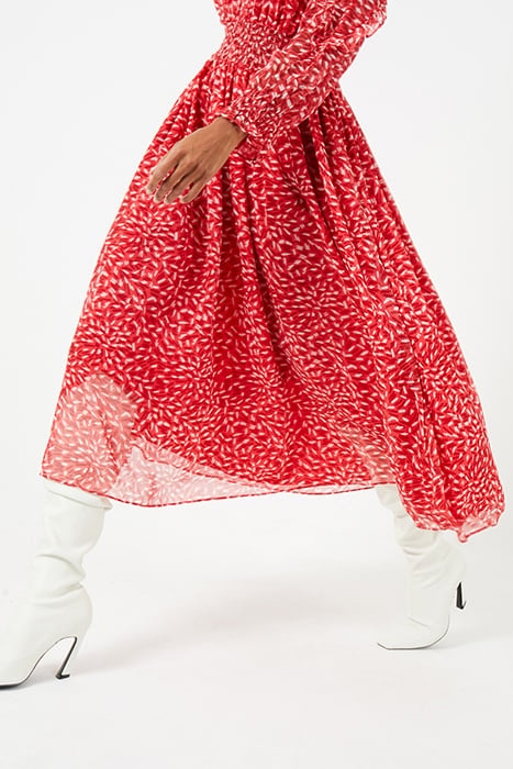 BILLI RECYCLED HALLIE DRESS RED 6