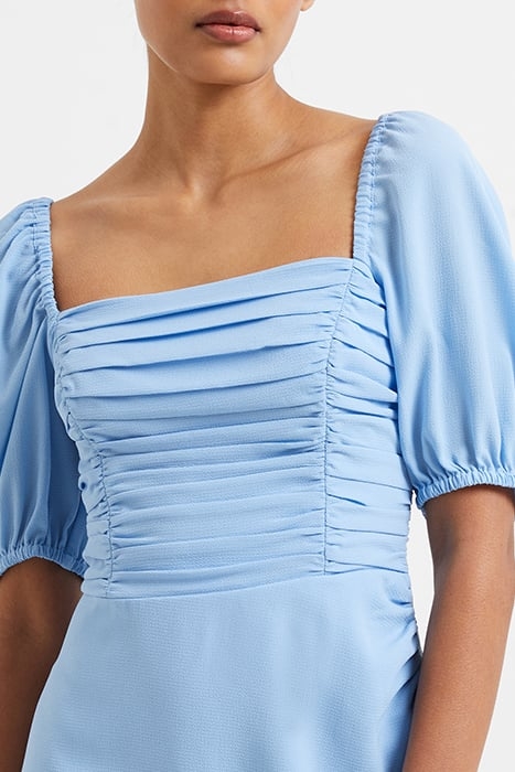 AFINA VERONA RUCHED MIDI DRESS BLUE 5