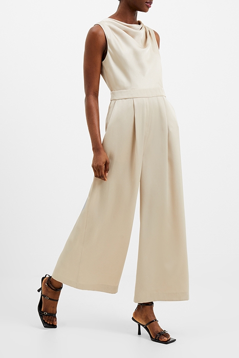 HARLOW SATIN S/LESS JUMP SUIT YELLOW 1