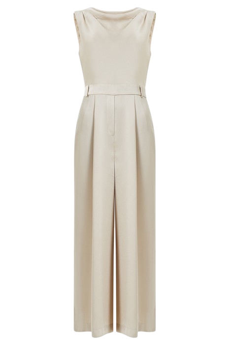 HARLOW SATIN S/LESS JUMP SUIT YELLOW 3