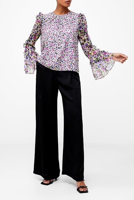 ALEZZIA ELY JACQUARD MIX TOP GREEN 2