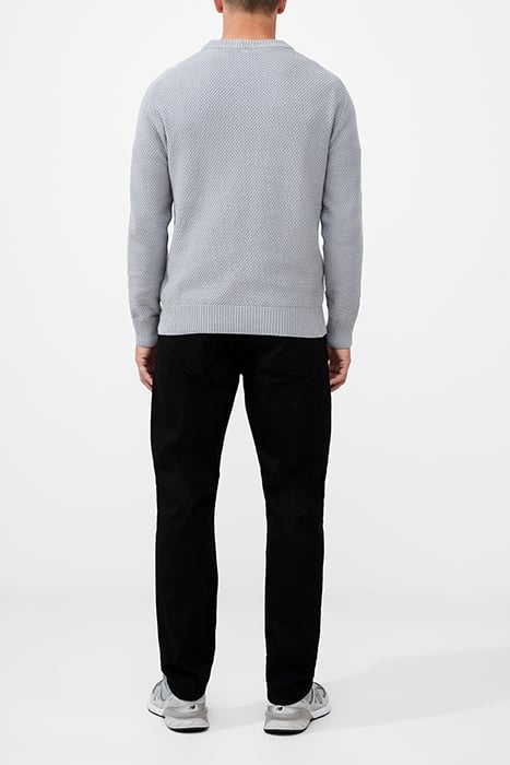 MOSS STITCH JUMPER BLACK 3