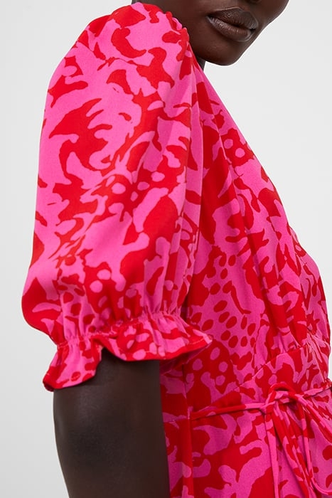 MIDI TEA DRESS RED 5