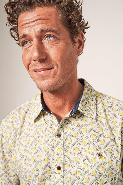 SICILIAN LEMON PRINTED SHIRT YELLOW 3