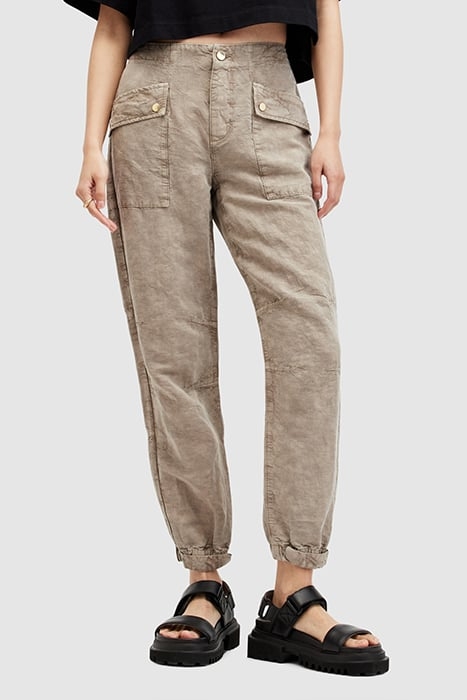 VAL TROUSER TAUPE BROWN 1