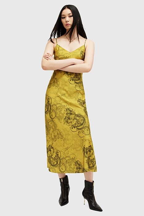 TIANA DRESS HELENA GOLD YELLOW 1