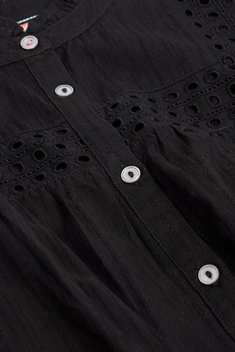 ARABELLA SLEEVELE SHIRT PURE BLACK 3